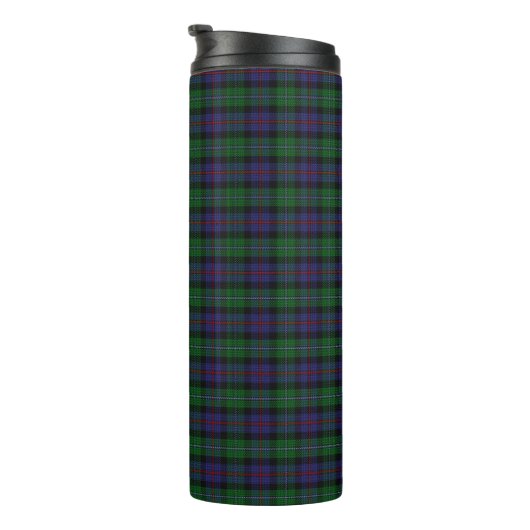 Bouteilles Isothermes Argyll District Tartan avec monogramme / initiales (Tourné sur la droite)