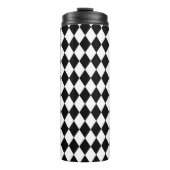 Bouteilles Isothermes Arlequin noir et blanc (Devant)