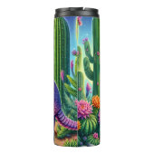 Bouteilles Isothermes Armadillo dans un jardin de cactus (Dos)