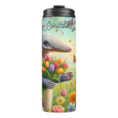 Bouteilles Isothermes Armadillo dans un jardin fleuri (Devant)