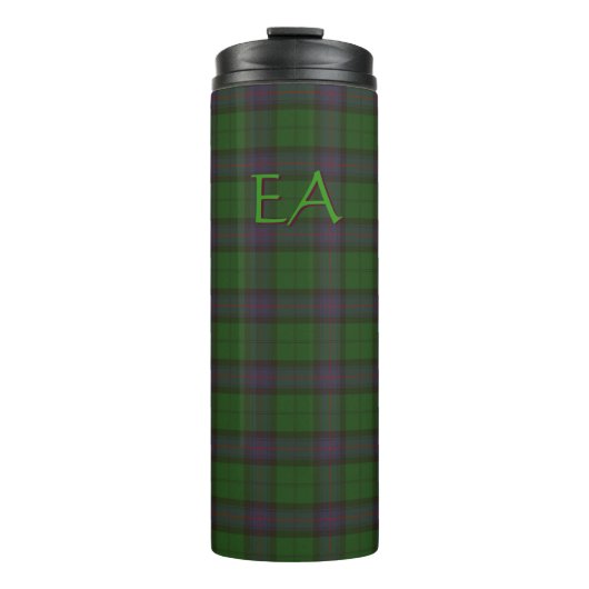 Bouteilles Isothermes Armstrong Official Clan Tartan avec vos initiales (Devant)