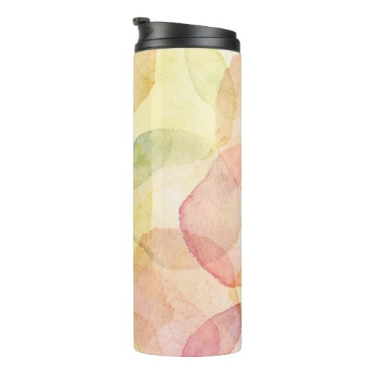 Bouteilles Isothermes Arrière - plan abstrait conçu avec l'aquarelle (Tourné sur la droite)