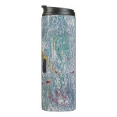 Bouteilles Isothermes arrière - plan Abstrait de peinture. Oeuvre en m m (Tourné sur la droite)