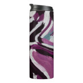 Bouteilles Isothermes Arrière - plan abstrait graphique de trait de bros (Tourné sur la droite)