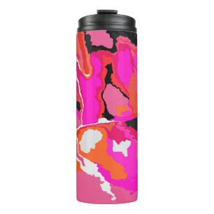 Bouteilles Isothermes Arrière - plan Acid Vivid Digital Psychedelic bril