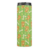 Bouteilles Isothermes arrière - plan avec des chiens et des os (Dos)