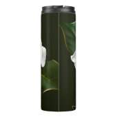 Bouteilles Isothermes Arrière - plan blanc Magnolia Closeup Vert (Dos)