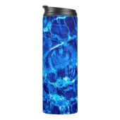 Bouteilles Isothermes Arrière - plan bleu clair (Tourné sur la droite)