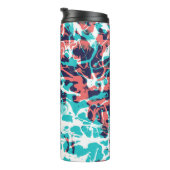 Bouteilles Isothermes Arrière - plan d'art en papier marbré Abstrait (Tourné sur la droite)