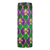 Bouteilles Isothermes Arrière - plan de bijoux Mardi Gras (Dos)