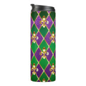 Bouteilles Isothermes Arrière - plan de bijoux Mardi Gras (Tourné sur la droite)