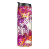 Bouteilles Isothermes Arrière - plan de blocs Abstraits foncés (Tourné sur la droite)