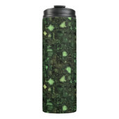 Bouteilles Isothermes Arrière - plan de circuit d'ordinateur (Devant)