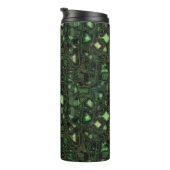 Bouteilles Isothermes Arrière - plan de circuit d'ordinateur (Tourné sur la droite)