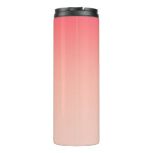 Bouteilles Isothermes Arrière - plan de dégradé rose et pêche (Dos)