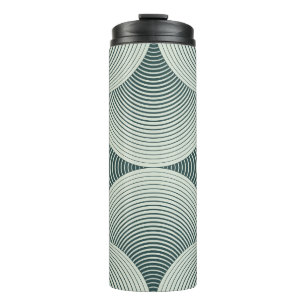 Bouteilles Isothermes arrière - plan de grille de pétales géométriques o