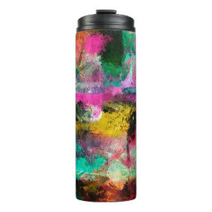 Bouteilles Isothermes arrière - plan de grunge abstrait de couleur flou 