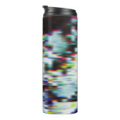 Bouteilles Isothermes Arrière - plan de pépin foncé, illustration. Noir, (Tourné sur la droite)