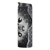 Bouteilles Isothermes Arrière - plan de plaque de traction mécanique (Tourné sur la droite)