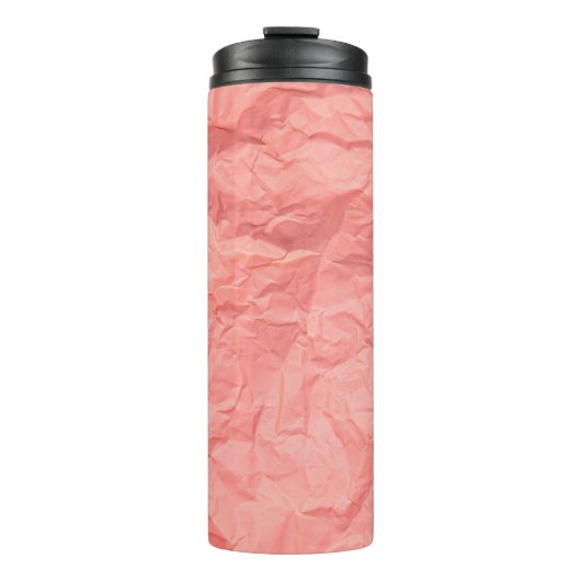 Bouteilles Isothermes Arrière - plan de texture de papier rose (Devant)