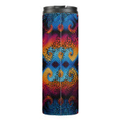 Bouteilles Isothermes Arrière - plan de texture sans soudure. Ondes diag (Dos)