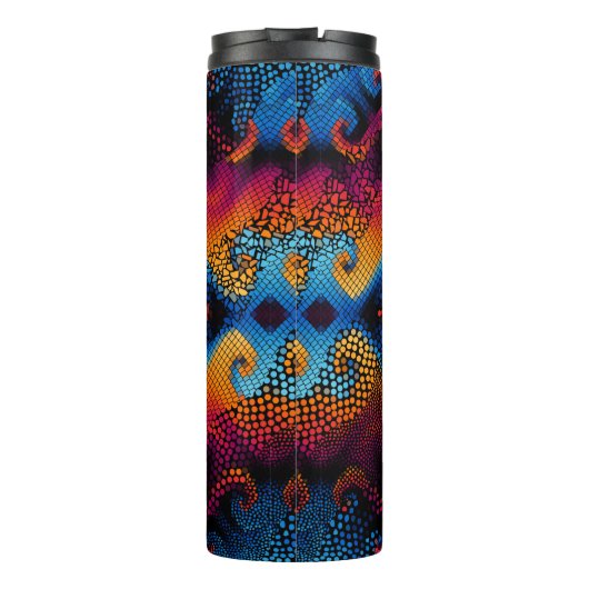 Bouteilles Isothermes Arrière - plan de texture sans soudure. Ondes diag (Dos)