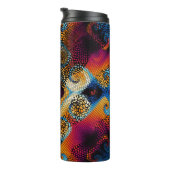 Bouteilles Isothermes Arrière - plan de texture sans soudure. Ondes diag (Tourné sur la droite)