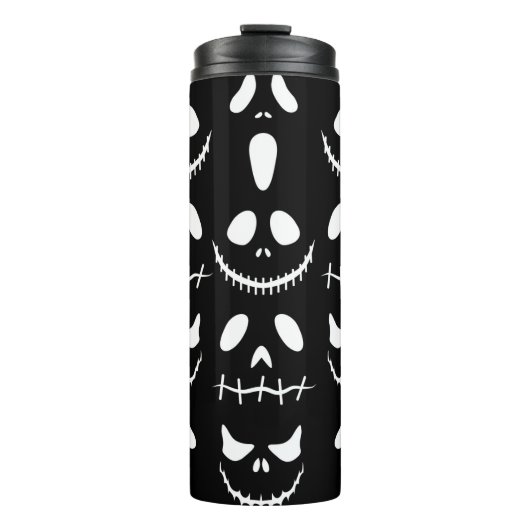 Bouteilles Isothermes Arrière - plan d'Halloween. Motif sans couture ave (Devant)