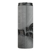 Bouteilles Isothermes Arrière - plan en métal avec des dommages (Dos)