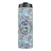 Bouteilles Isothermes Arrière - plan en pierre optique holographique (Devant)