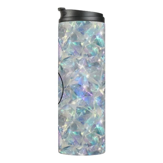 Bouteilles Isothermes Arrière - plan en pierre optique holographique (Tourné sur la droite)