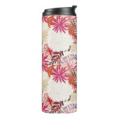 Bouteilles Isothermes Arrière - plan floral 3 (Tourné sur la gauche)