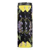 Bouteilles Isothermes Arrière - plan floral avec fleurs de lavande dessi (Dos)