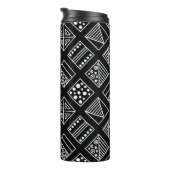 Bouteilles Isothermes Arrière - plan géométrique noir et blanc avec main (Tourné sur la droite)