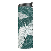 Bouteilles Isothermes Arrière - plan Motif Feuille vintage (Tourné sur la gauche)