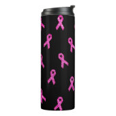 Bouteilles Isothermes Arrière - plan noir Parties scintillant de ruban r (Tourné sur la gauche)