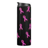 Bouteilles Isothermes Arrière - plan noir Parties scintillant de ruban r (Tourné sur la droite)