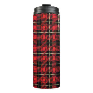 Bouteilles Isothermes Arrière - plan rouge de plaid