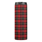 Bouteilles Isothermes Arrière - plan rouge de plaid (Dos)