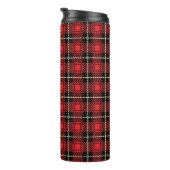 Bouteilles Isothermes Arrière - plan rouge de plaid (Tourné sur la droite)