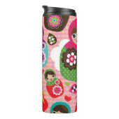 Bouteilles Isothermes Arrière - plan russe d'illustration de poupée (Tourné sur la droite)