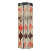 Bouteilles Isothermes arrière - plan shabby rhombus (Dos)