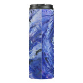 Bouteilles Isothermes Art Abstrait Bleu (Dos)