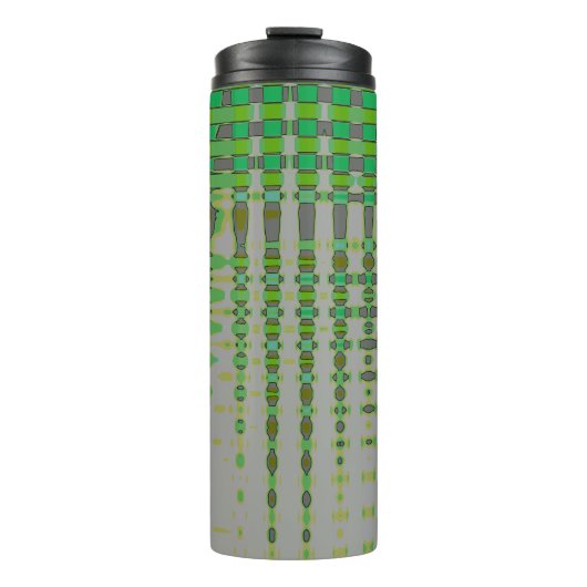 Bouteilles Isothermes Art Abstrait Vert 1003 (Devant)