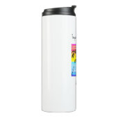 Bouteilles Isothermes Art africain moderne, Coucher de soleil tropical E (Tourné sur la gauche)