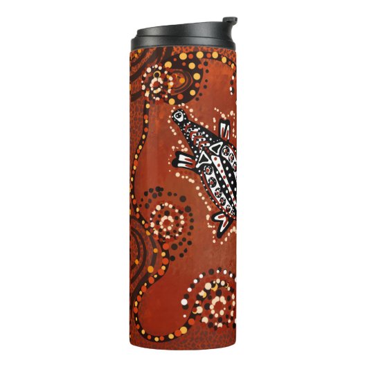 BOUTEILLES ISOTHERMES ART CROCODILE        (Tourné sur la gauche)