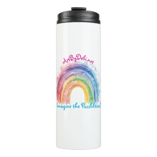 Bouteilles Isothermes Art De Debi, Rainbow (Devant)