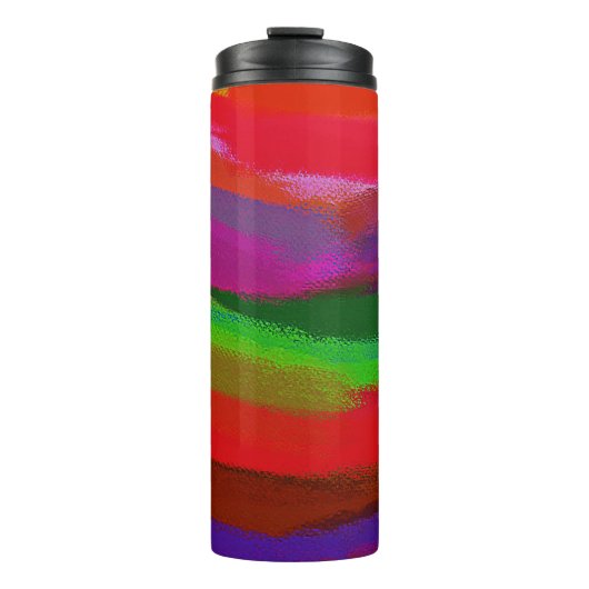 Bouteilles Isothermes Art de la peinture Abstraite (Devant)