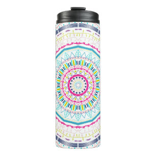 Bouteilles Isothermes Art de mandala coloré vibrant
