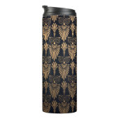 Bouteilles Isothermes Art Déco Black Gold : Retro. (Tourné sur la droite)